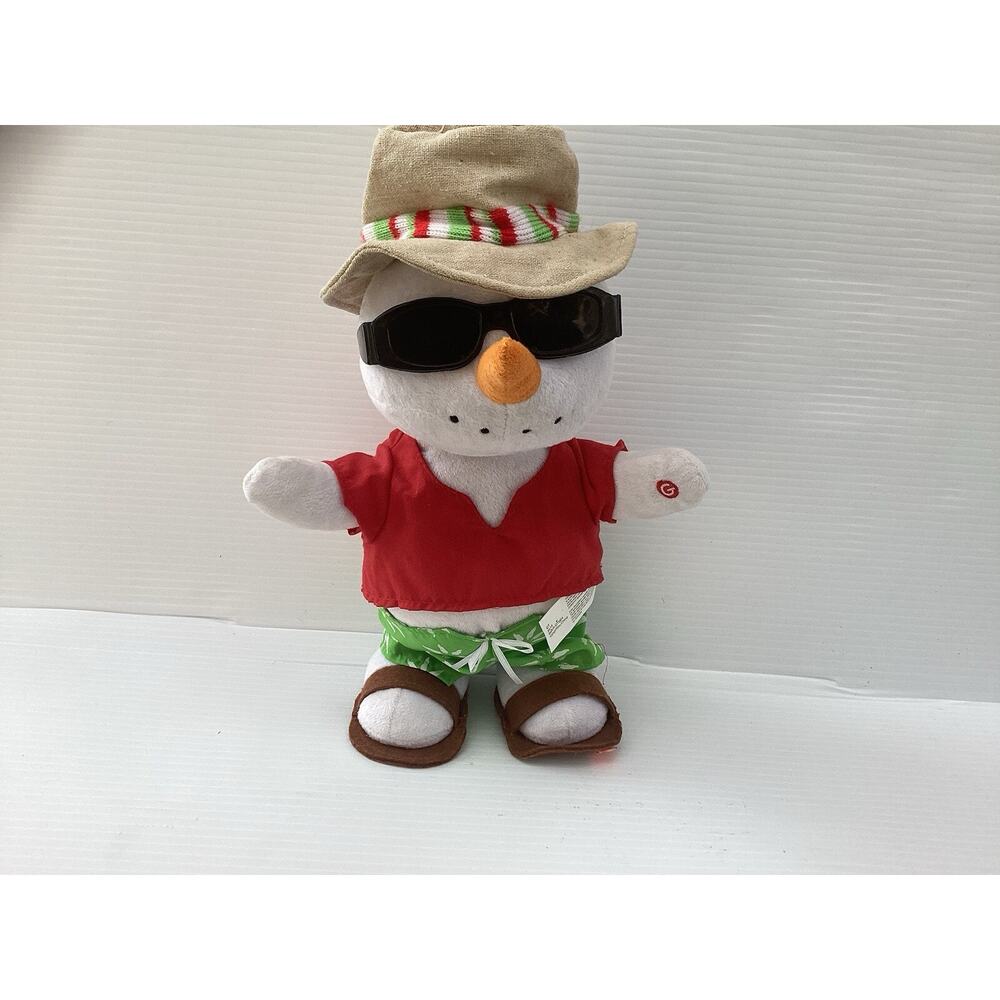GEMMY Animated Singing "HOT HOT HOT"  by Buster Poindex Moving 13" Tall  Snowman